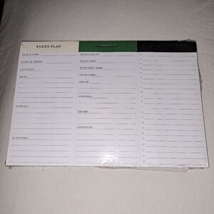 Kate‎ Spade New York xTarget Event Planning Notepad Party Prep List 80 Sheets
